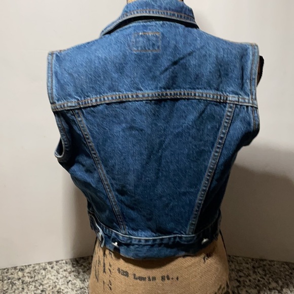 Vintage Calvin Klein Jean vest , size small - Picture 2 of 5